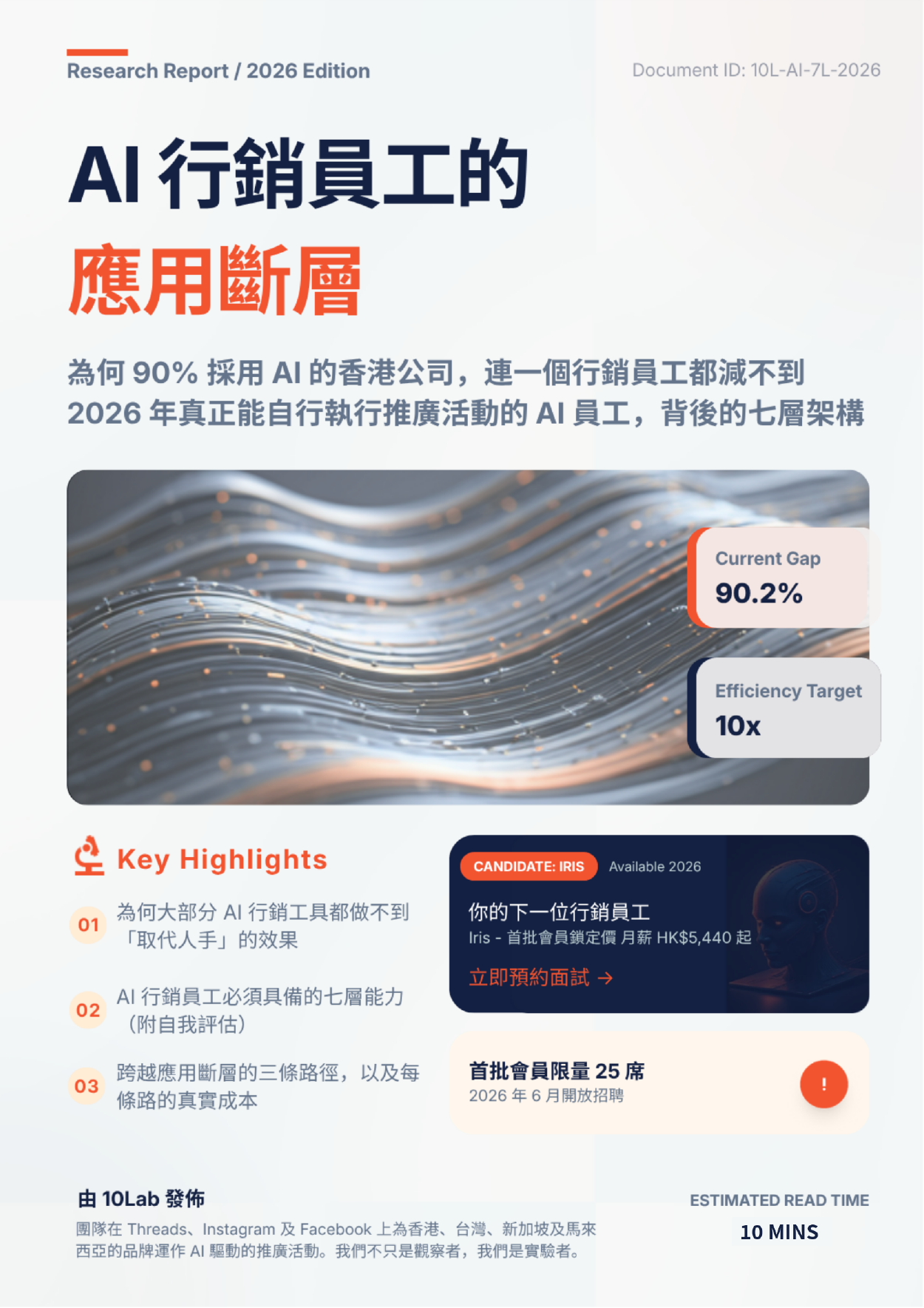 《AI 行銷員工的應用斷層》報告封面